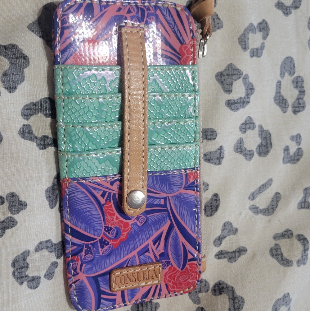 Consuela Multicolor Key & Card Holder